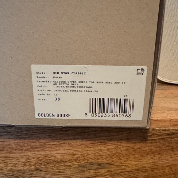 Golden Goose Mid Star Sneakers in Brown and Cream - Picture 2 of 15